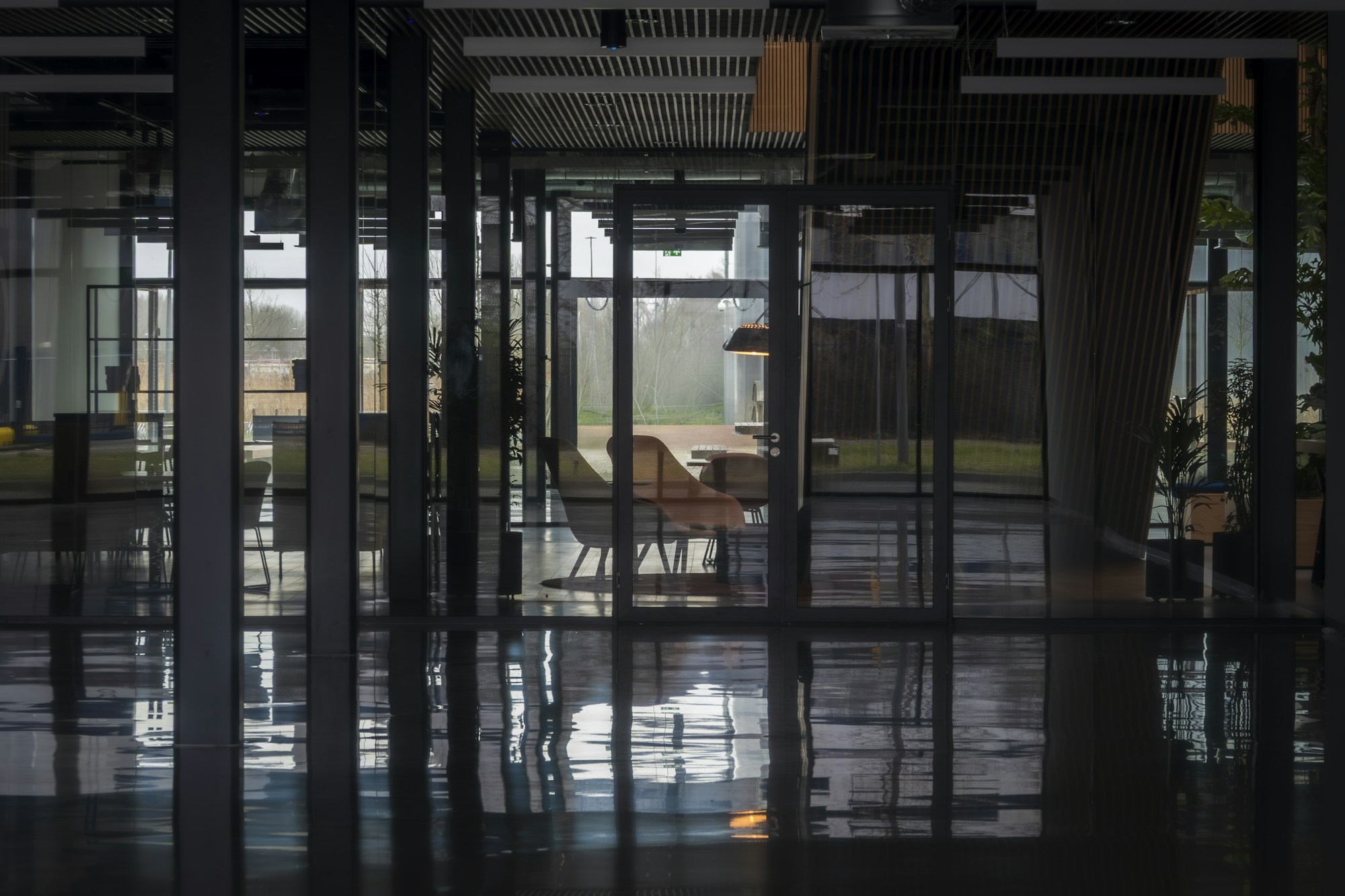 Illustrative modern office interior