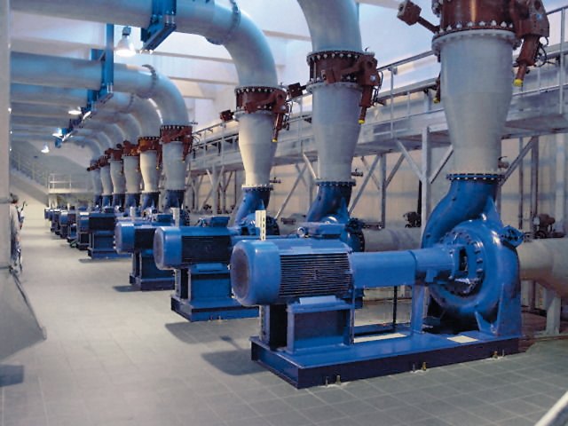 Pumps & motors — illustrative photograph
